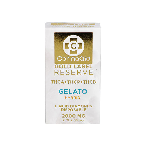 CannaAid Gold Label Reserve THCA Blend Disposable Vape | 2mL